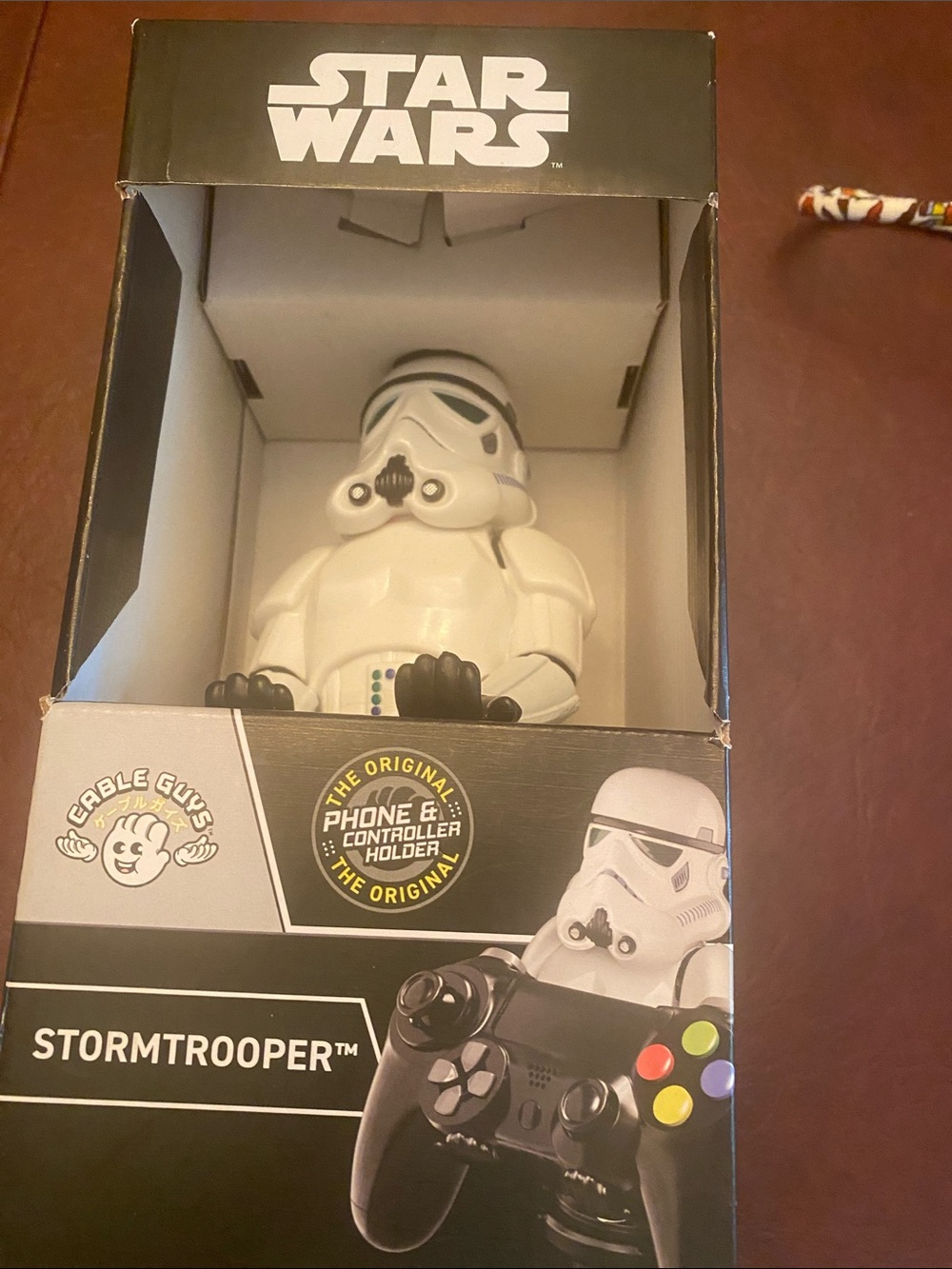 Star Wars Stormtrooper Controller & Phone Holder - White with Black Accents